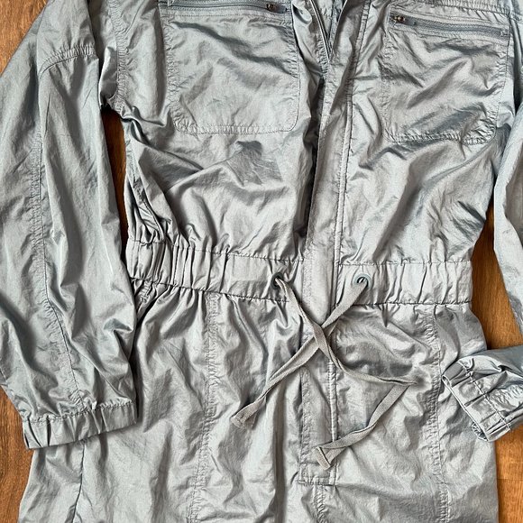 NEW Free People Movement Golden Hour One Piece Jumpsuit Coverall Nylon Blue Sz M - Picture 8 of 16